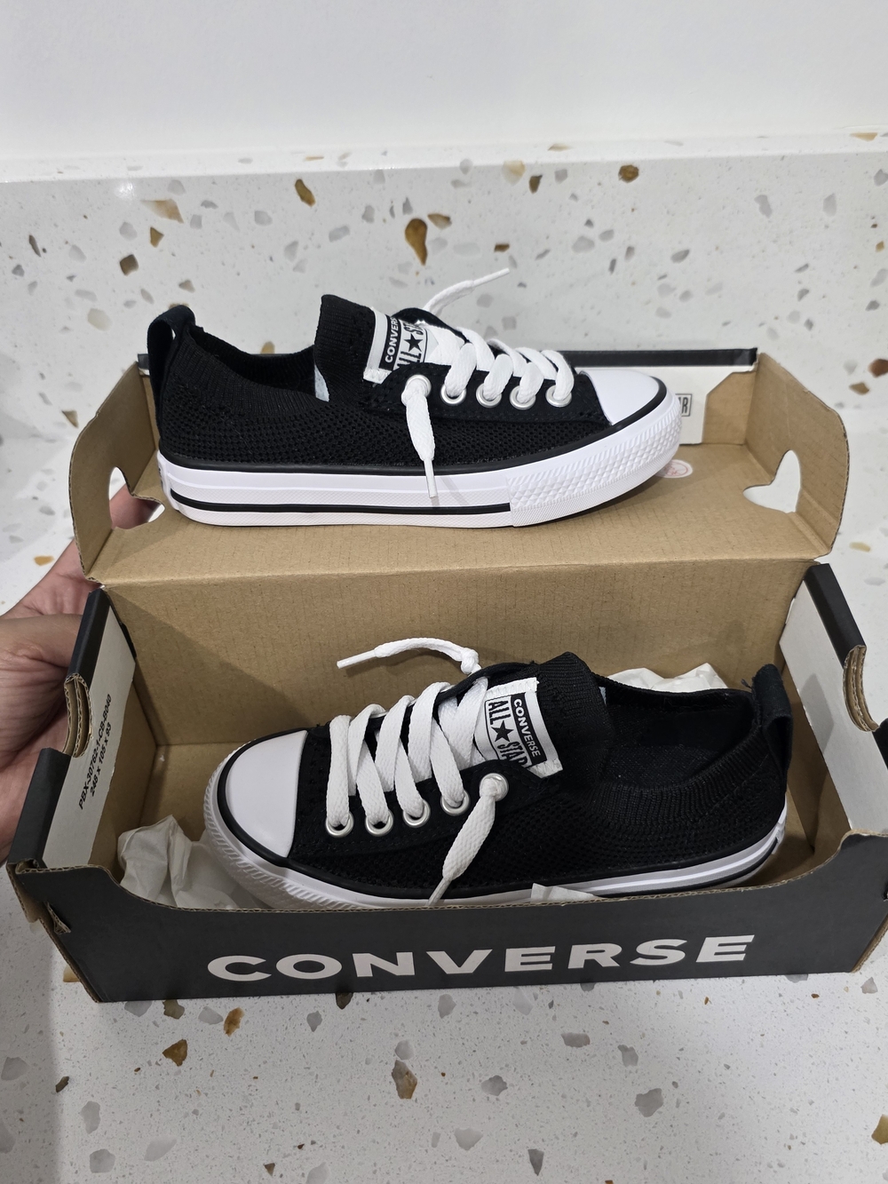 Converse Kids' Black Low Top Sneakers